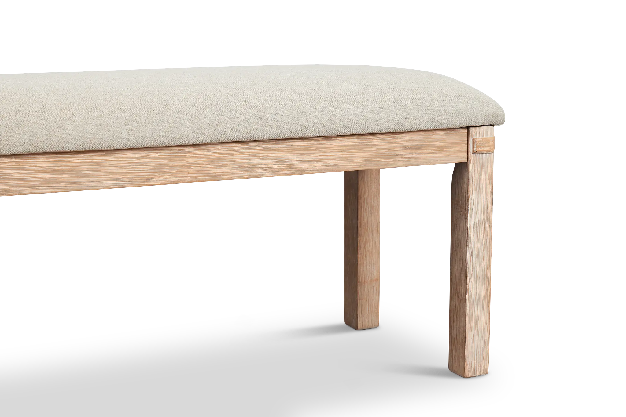Park City Light Tone Upholstered Dining Bench Park City Light Tone Upholstered Dining Bench