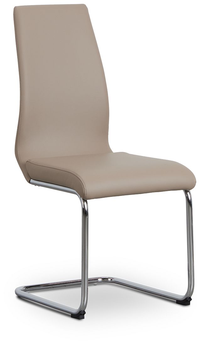 Lennox Taupe Upholstered Side Chair