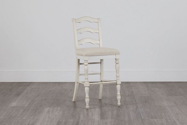 Savannah Ivory 30" Wood Barstool