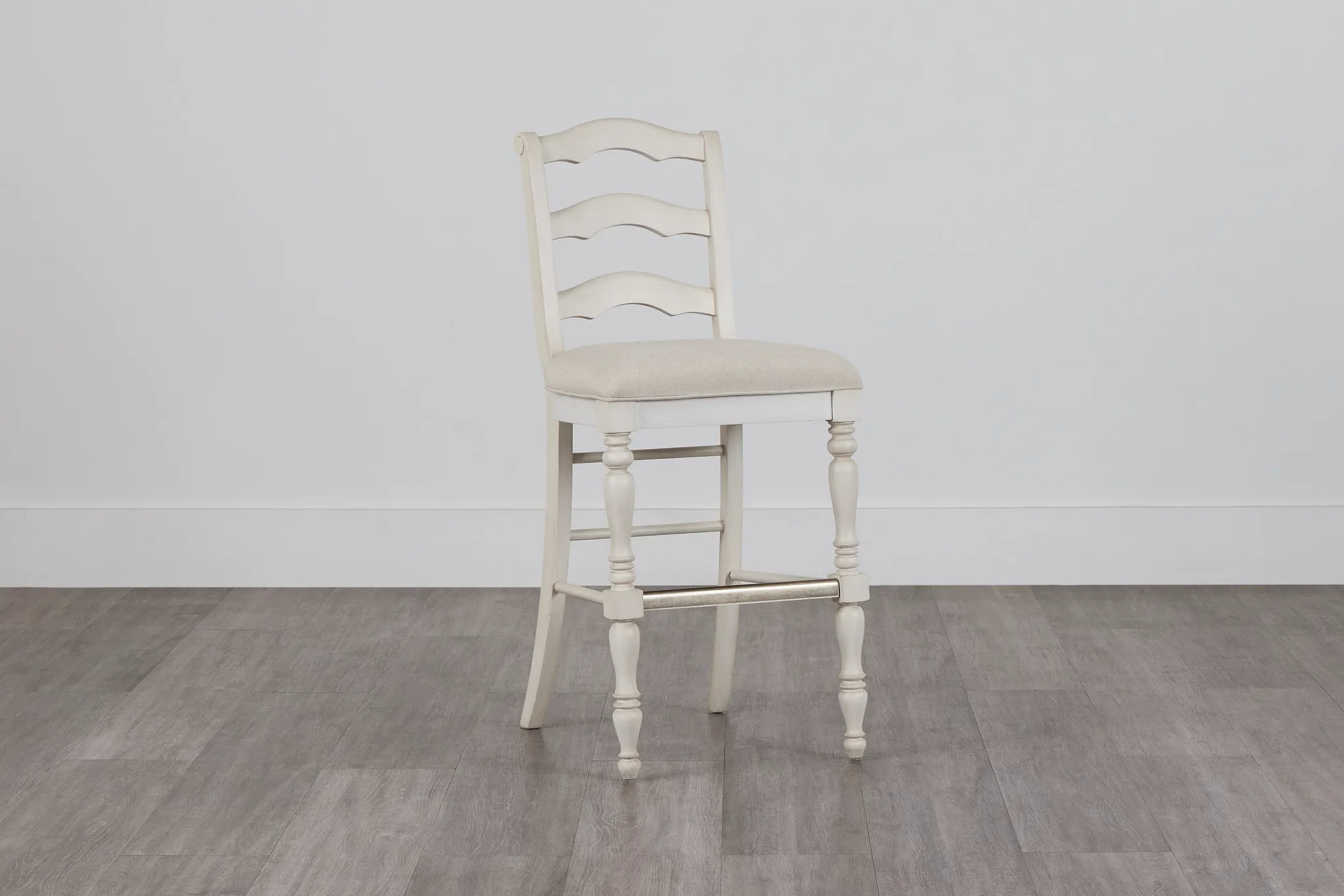 Savannah Ivory 30" Upholstered Barstool