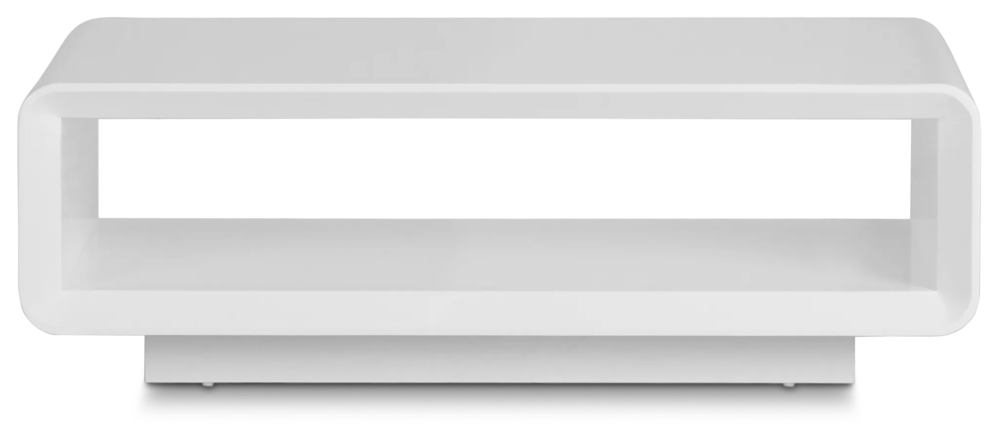 Zayden White Rectangular Coffee Table