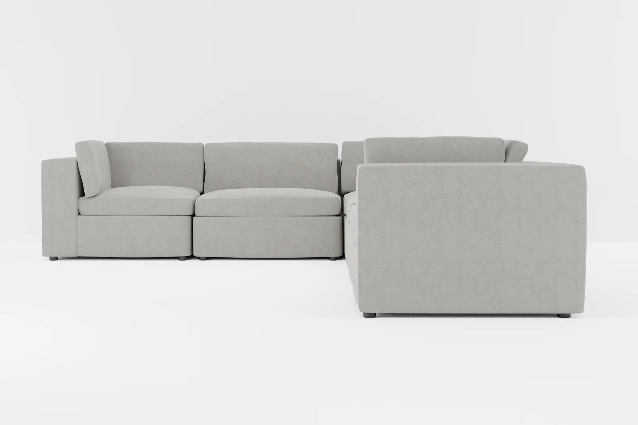 Destin Maguire Gray Fabric 6-piece Modular Sectional Destin Maguire Gray Fabric 6-piece Modular Sectional