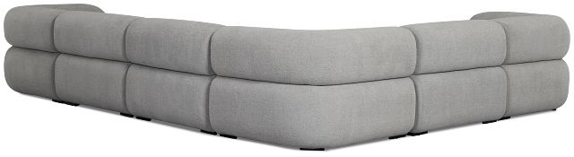 Celeste Light Gray Fabric 6-piece Modular Sectional