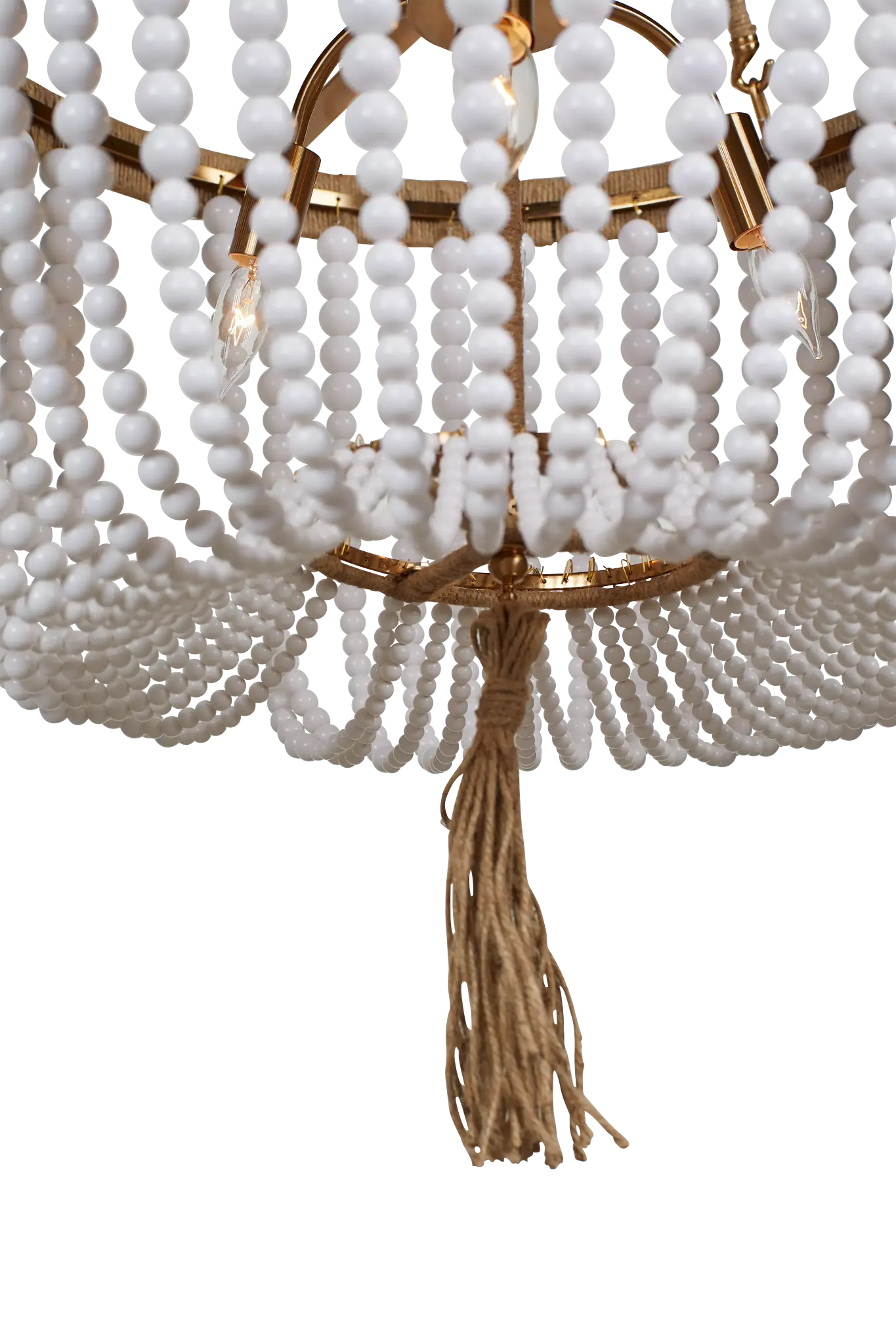 Larsen White Small Chandelier Larsen White Small Chandelier