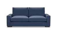 Edgewater Revenue Dark Blue 84" Sofa W/ 2 Cushions