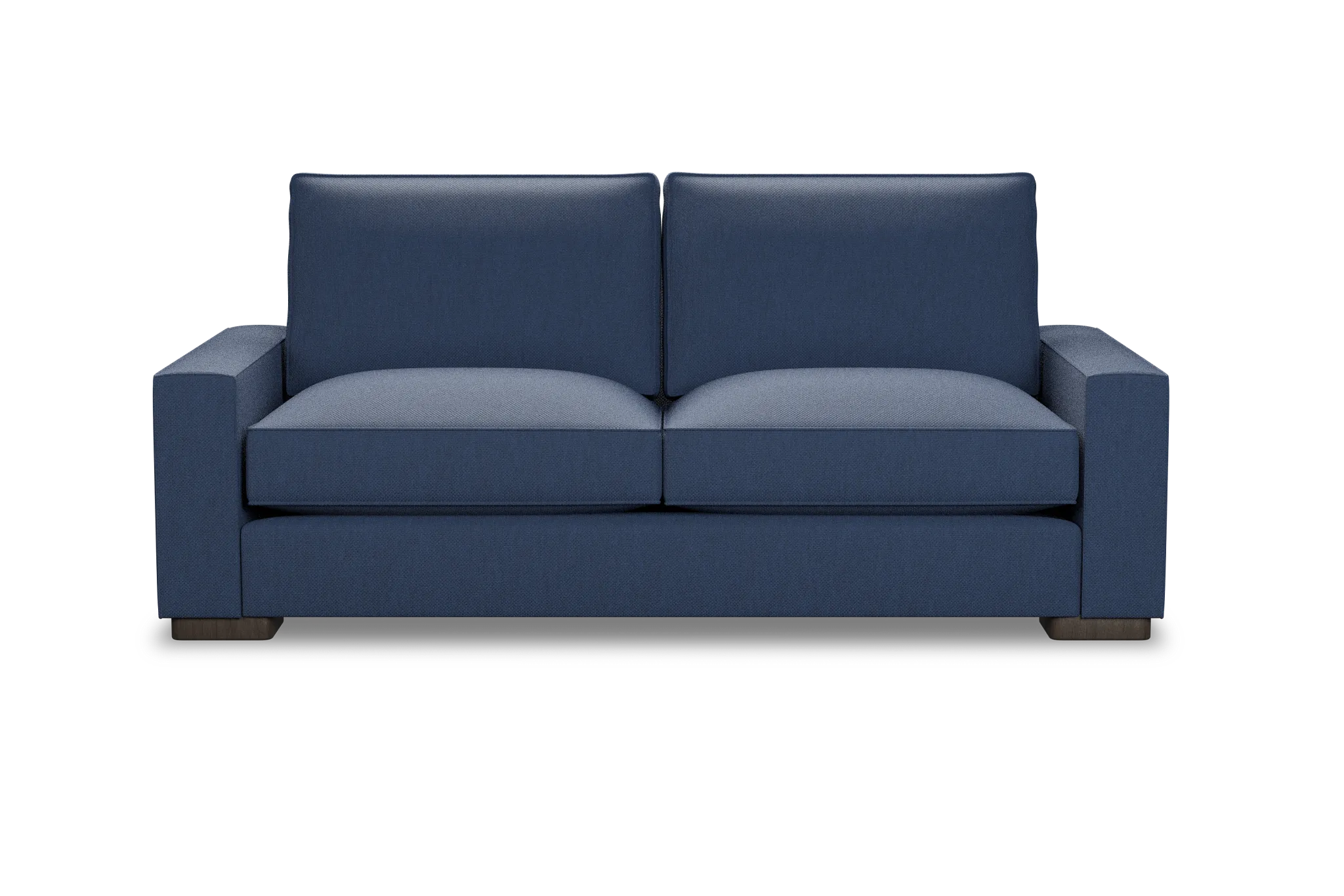 Edgewater Revenue Dark Blue 84" Sofa W/ 2 Cushions