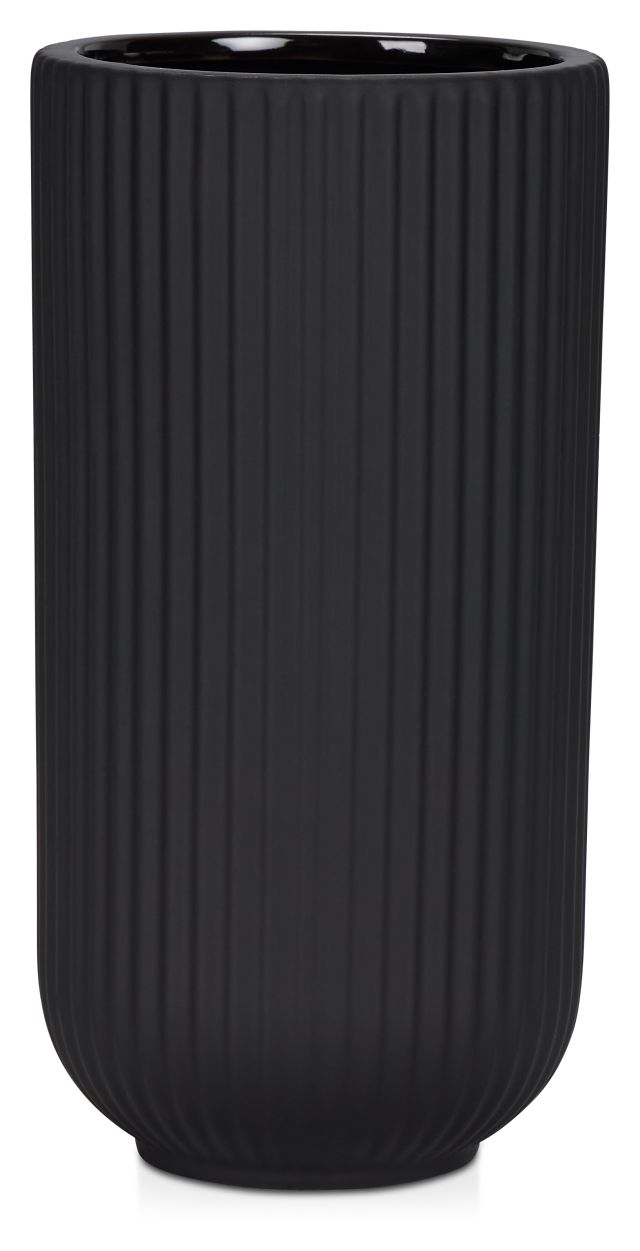 Rivi Black Medium Vase
