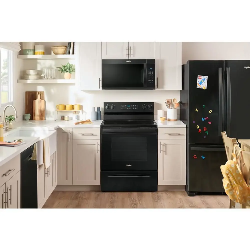 Whirlpool 3130 Series Black Over-the-range Microwave Whirlpool 3130 Series Black Over-the-range Microwave