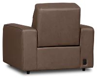 Sawyer Dark Brown Micro Power Recliner