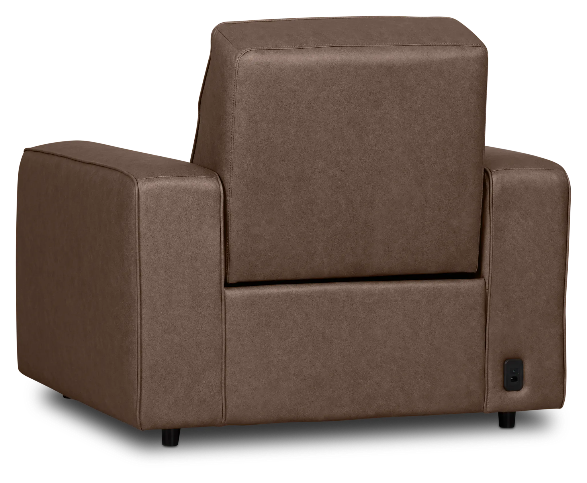 Sawyer Dark Brown Micro Power Recliner