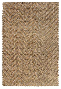 Herringbone Light Brown 8x10 Area Rug