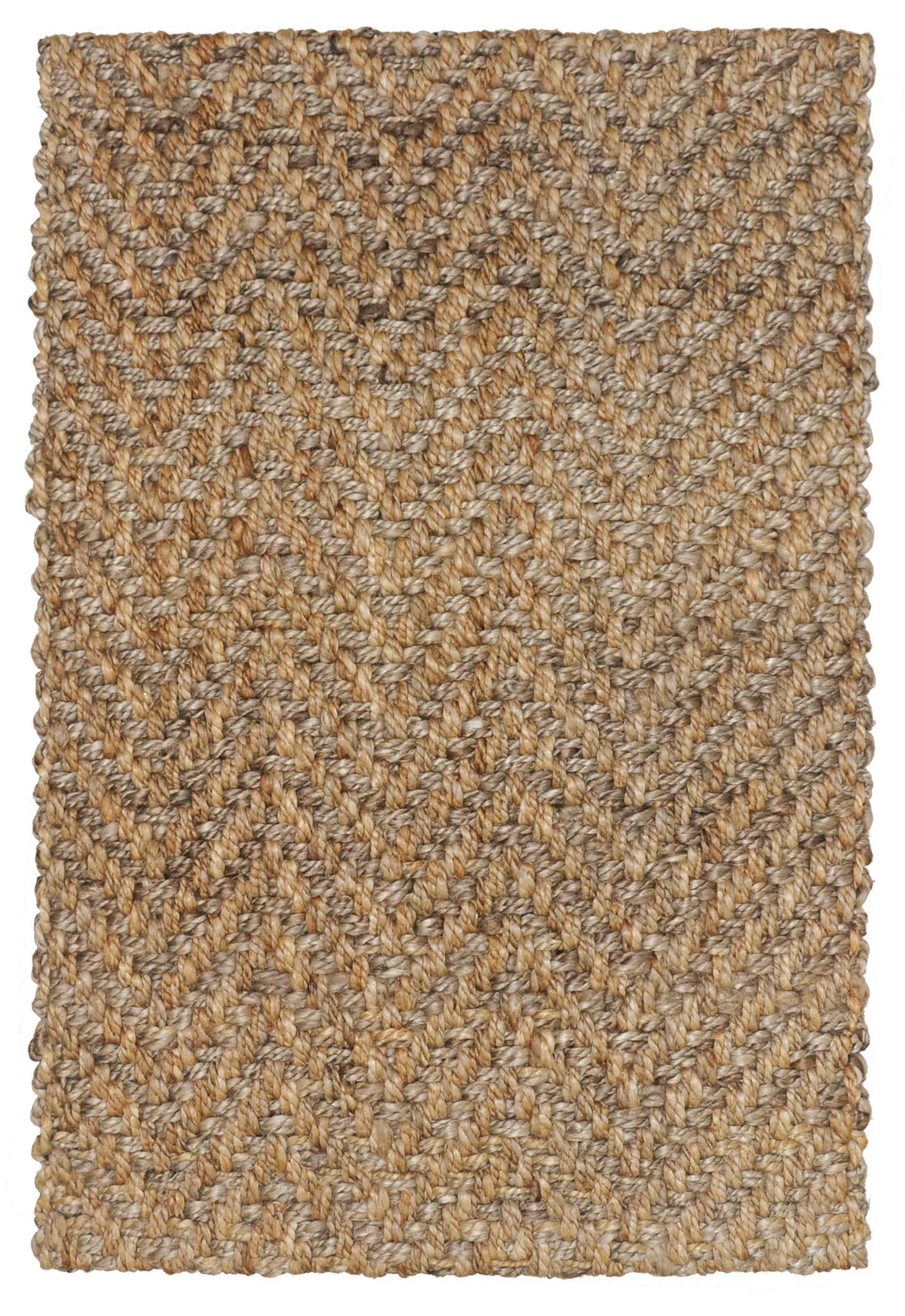 Herringbone Light Brown 8x10 Area Rug