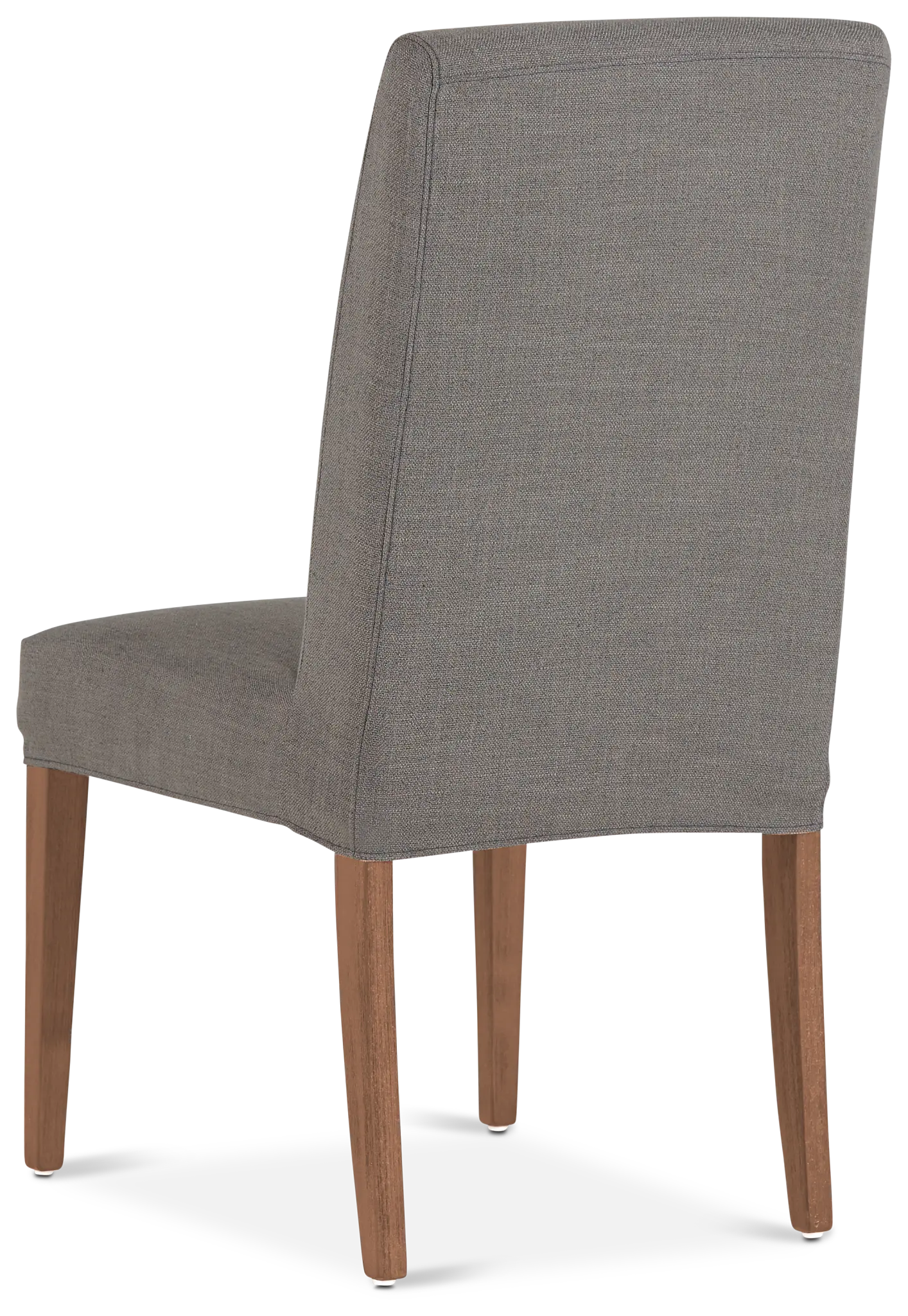 Harbor Dark Gray Short Slipcover Chair With Light Tone Leg Harbor Dark Gray Short Slipcover Chair With Light Tone Leg