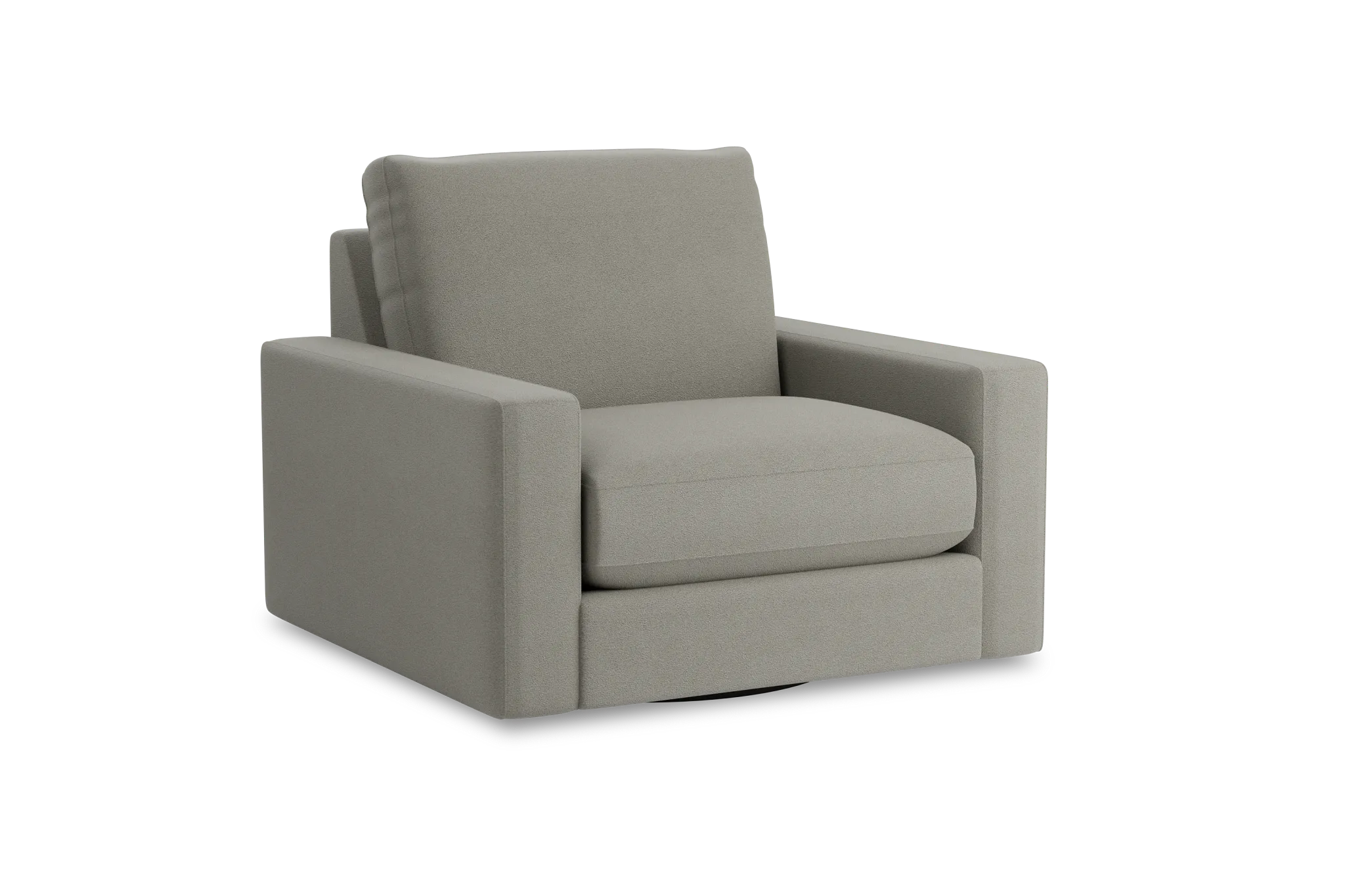 Edgewater Elite Gray Swivel Chair