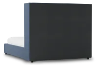 Captiva Revenue Dark Blue 60" Upholstered Shelter Bed