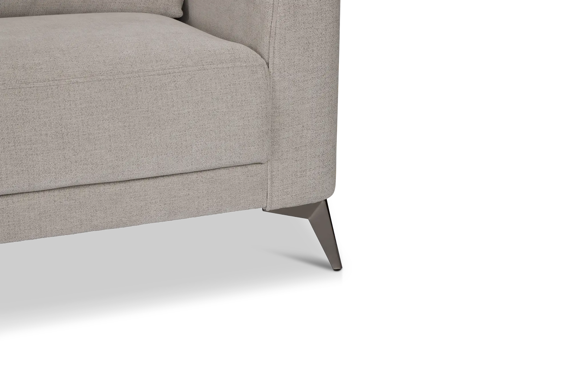 Talia Gray Fabric Left Chaise Sectional Talia Gray Fabric Left Chaise Sectional