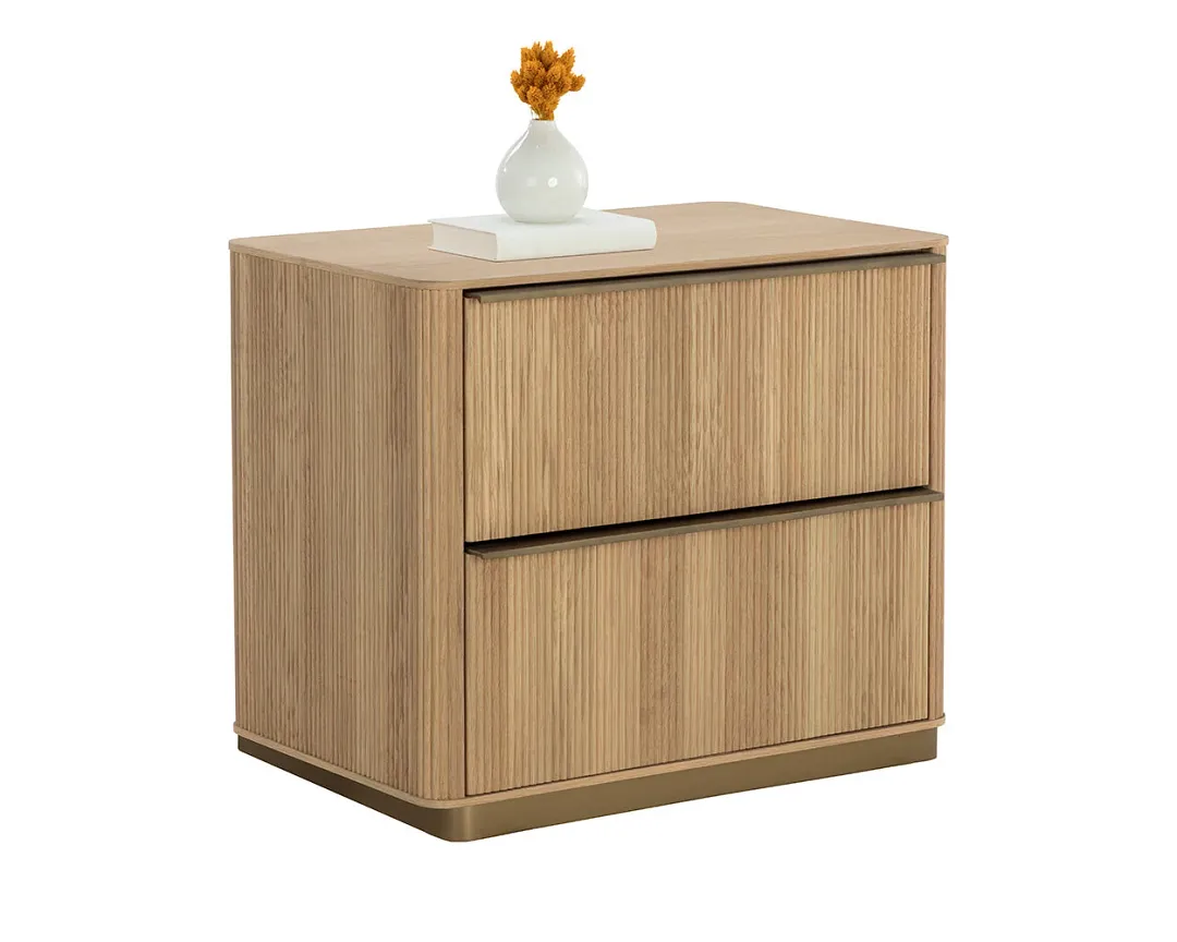 Delphi Light Tone Nightstand