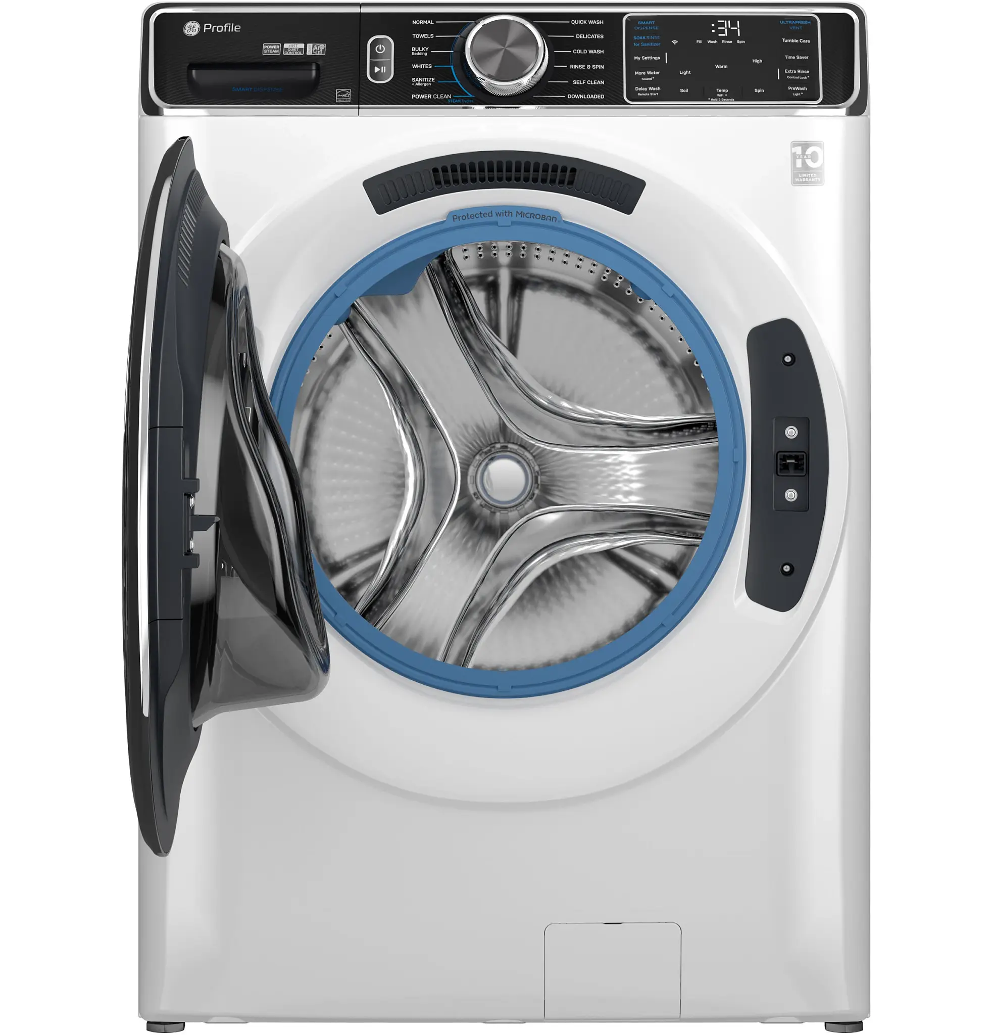 Ge Profile 870 Series White Front Load Washer Ge Profile 870 Series White Front Load Washer
