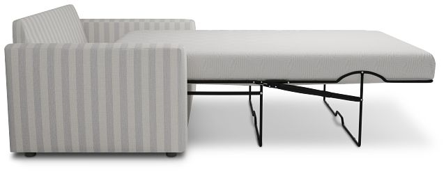 Siesta Sea Lane Light Gray Fabric Cooling Memory Foam Sleeper