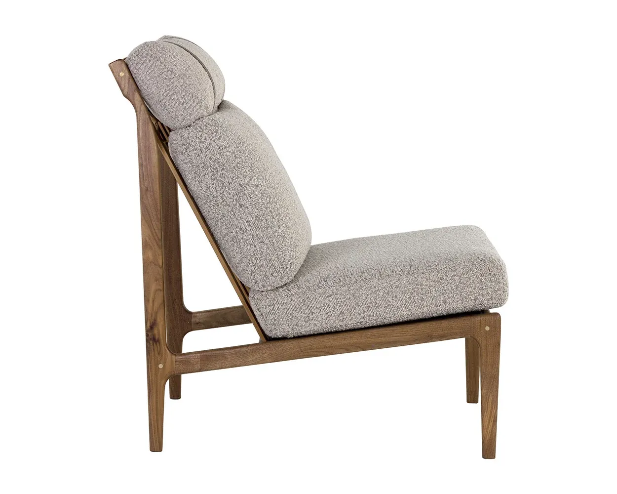Paulet Gray Fabric Accent Chair