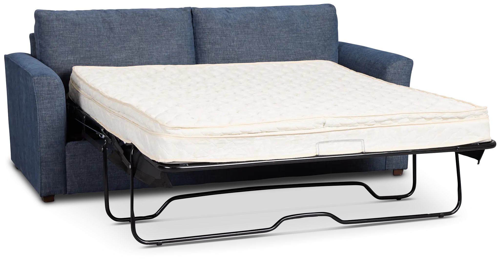 Davis Dark Blue Micro Innerspring Sleeper Davis Dark Blue Micro Innerspring Sleeper