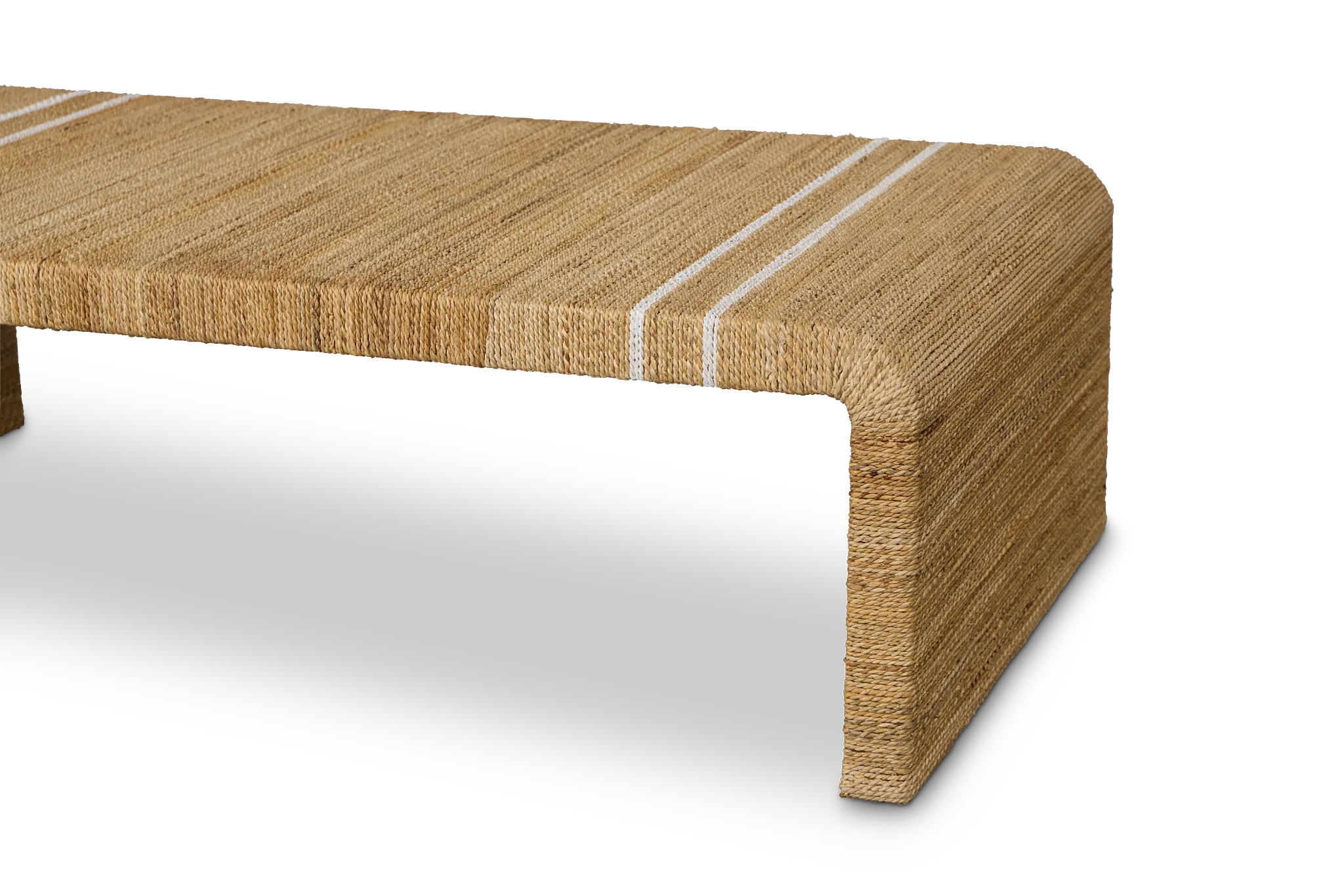 Nantucket Light Tone Woven Coffee Table
