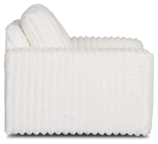 Teddy White Fabric Oversized Chair