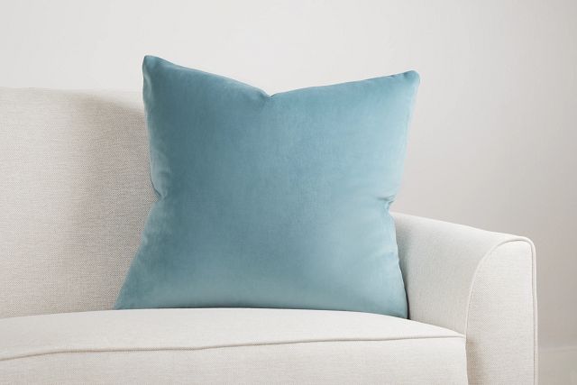 Reign Light Blue 24" Accent Pillow