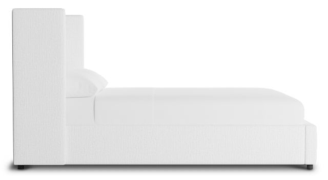 Captiva Revenue White 48" Upholstered Shelter Bed