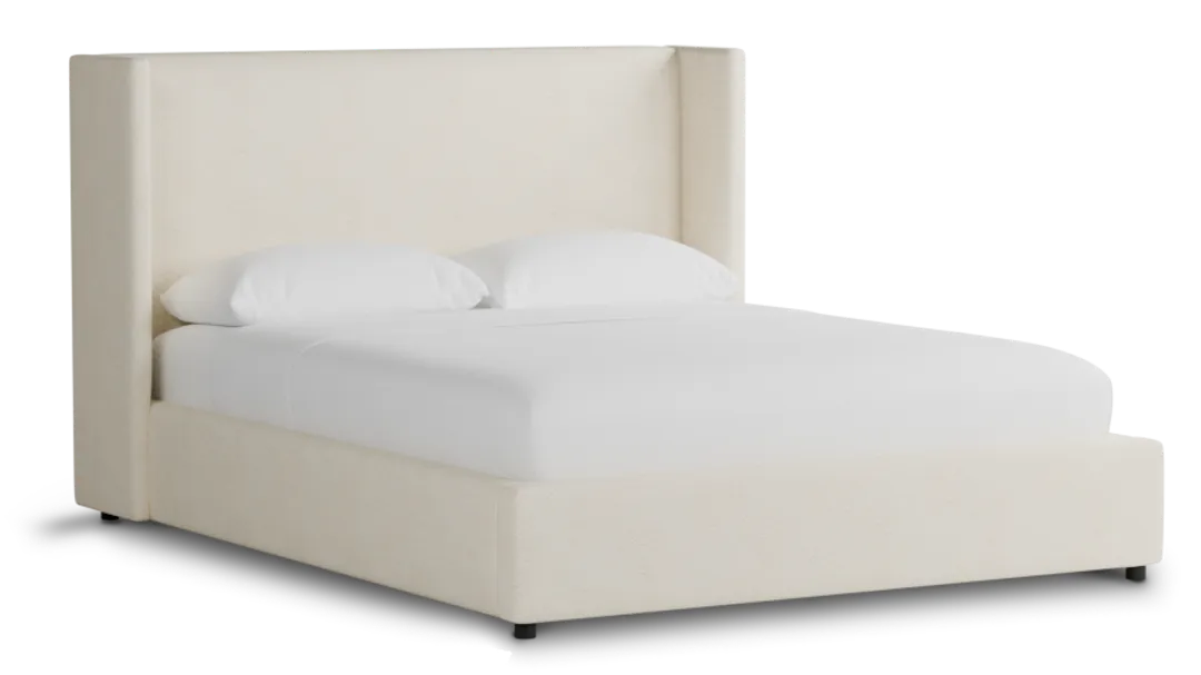 Captiva Gellar White 48" Upholstered Shelter Bed