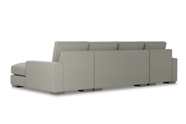 Edgewater Elite Gray Double Chaise Sectional