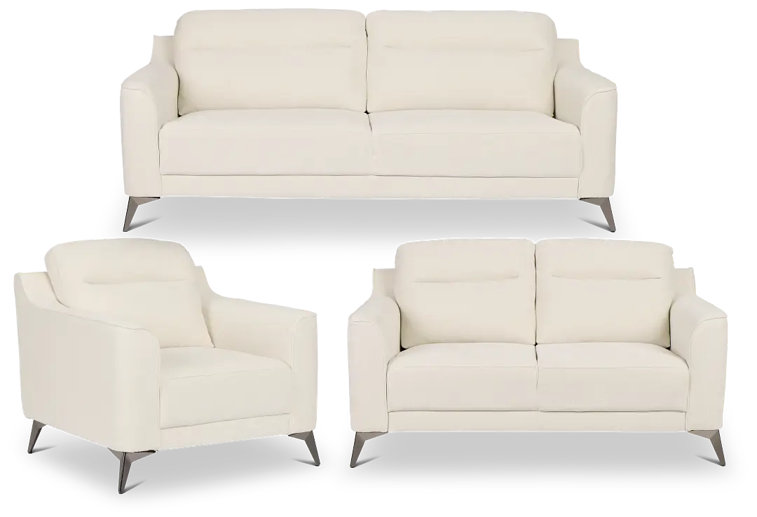 Talia Light Beige Fabric Living Room Talia Light Beige Fabric Living Room