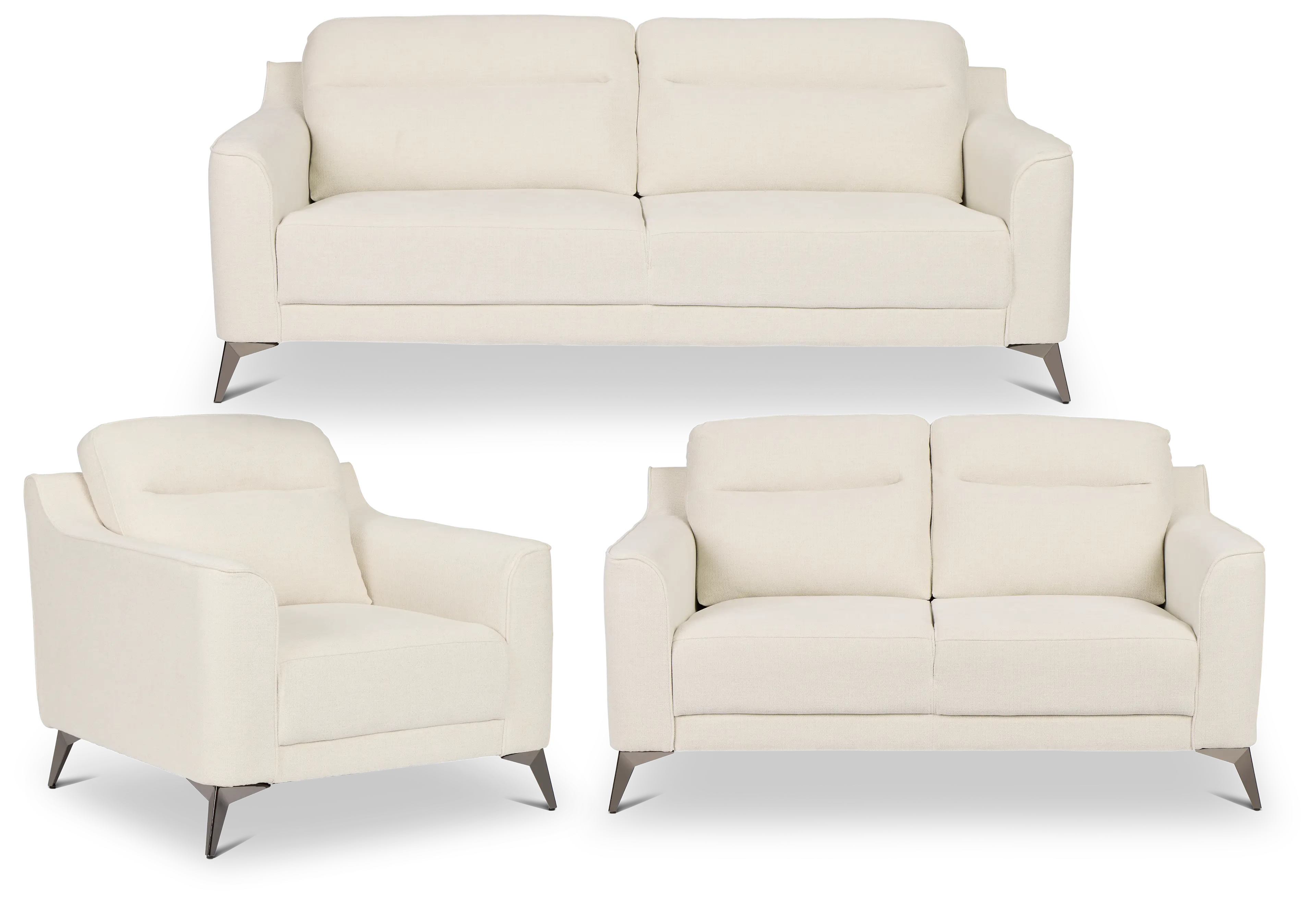 Talia Light Beige Fabric Living Room Talia Light Beige Fabric Living Room