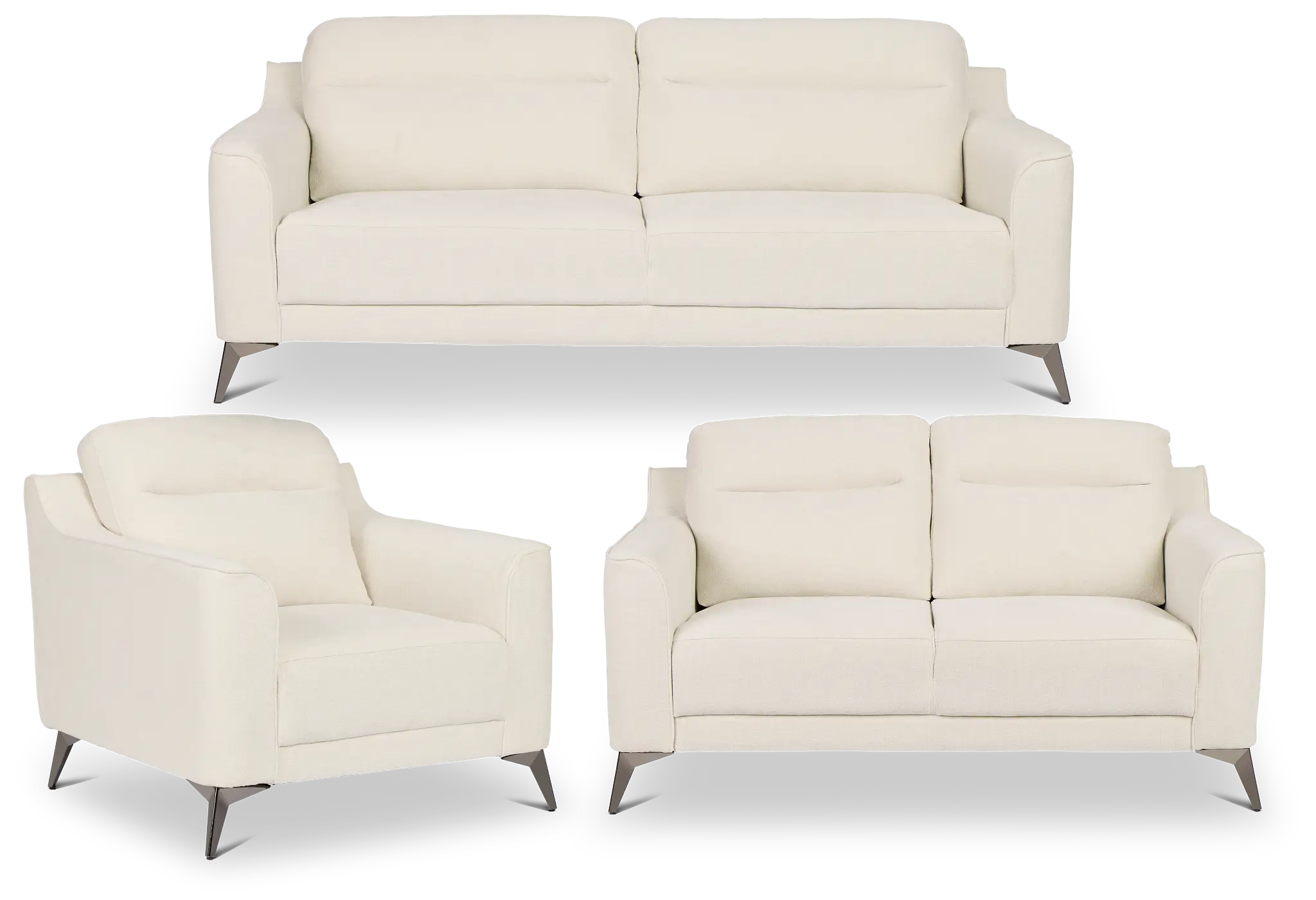 Talia Light Beige Fabric Living Room Talia Light Beige Fabric Living Room