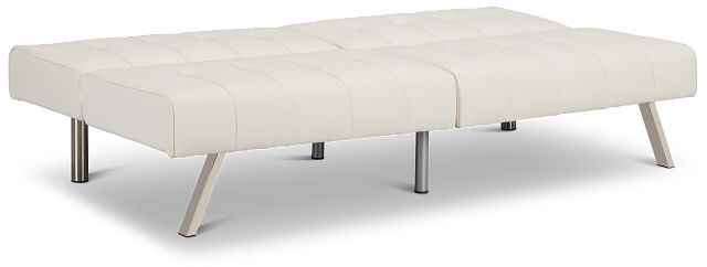 Clay White Micro Sofa Futon