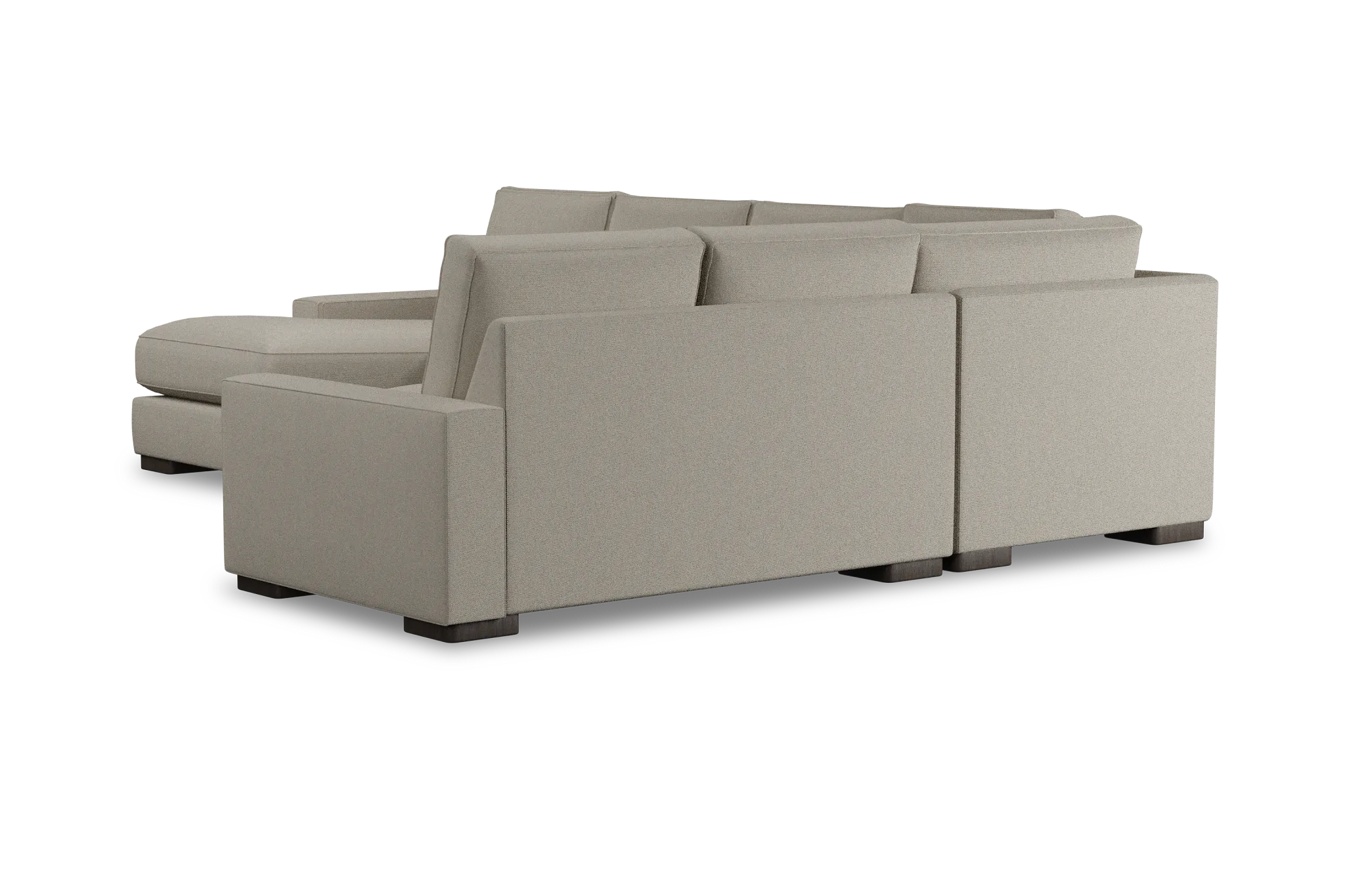 Edgewater Peyton Beige Medium Left Chaise Sectional