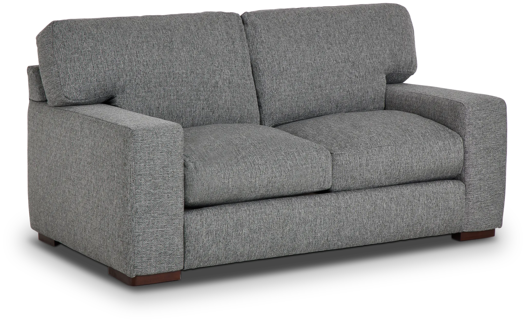 Veronica Dark Gray Down Loveseat