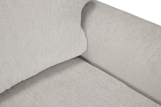 Everly Gray Fabric Left Chaise Storage Sectional