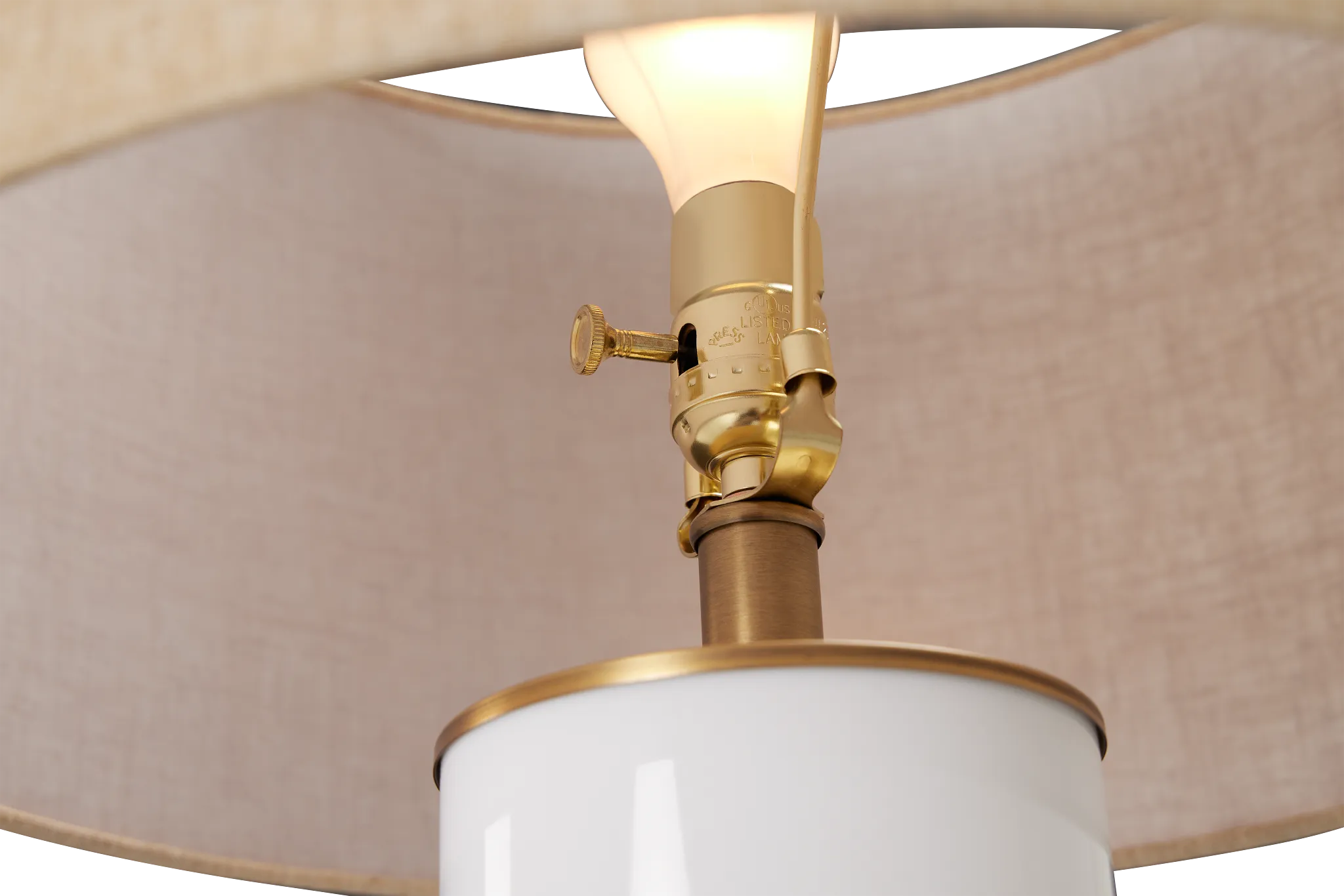 Larsen White Floor Lamp