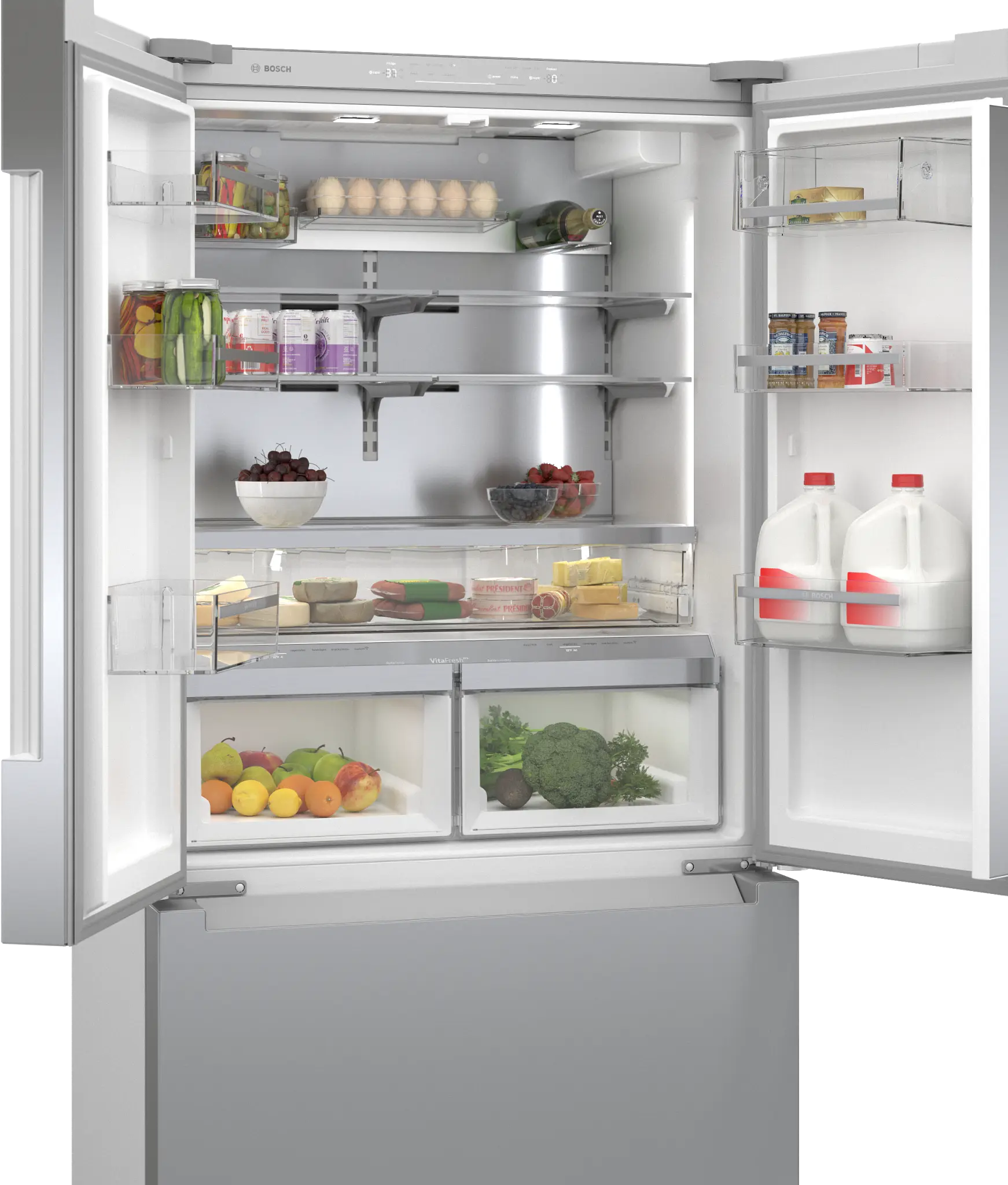 Bosch 100 Series Stainless Steel 36" French Door Refrigerator Bosch 100 Series Stainless Steel 36" French Door Refrigerator