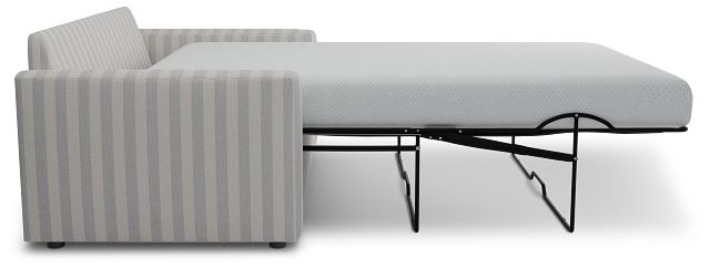 Siesta Sea Lane Light Gray Fabric Memory Foam Sleeper
