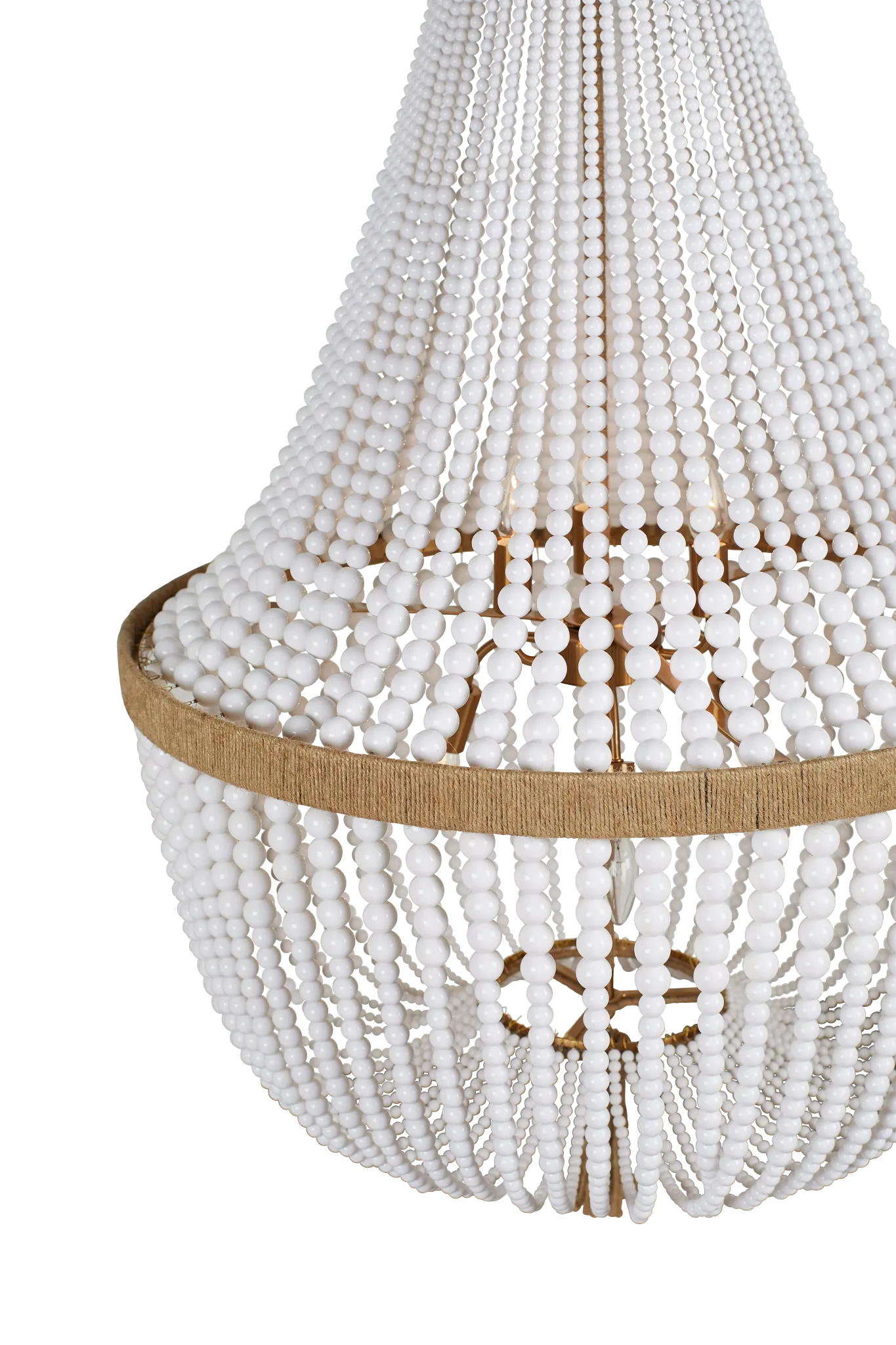 Larsen White Large Chandelier