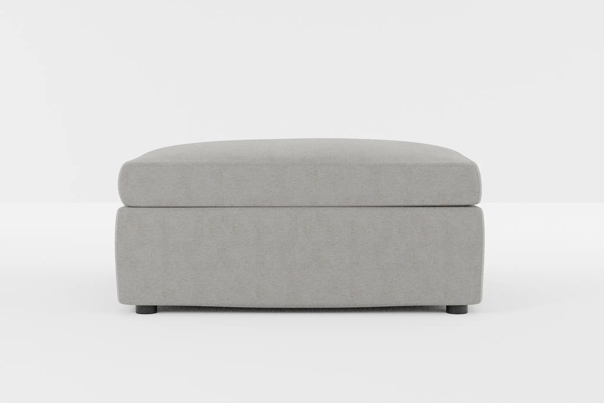 Destin Maguire Gray Fabric Cocktail Ottoman Destin Maguire Gray Fabric Cocktail Ottoman