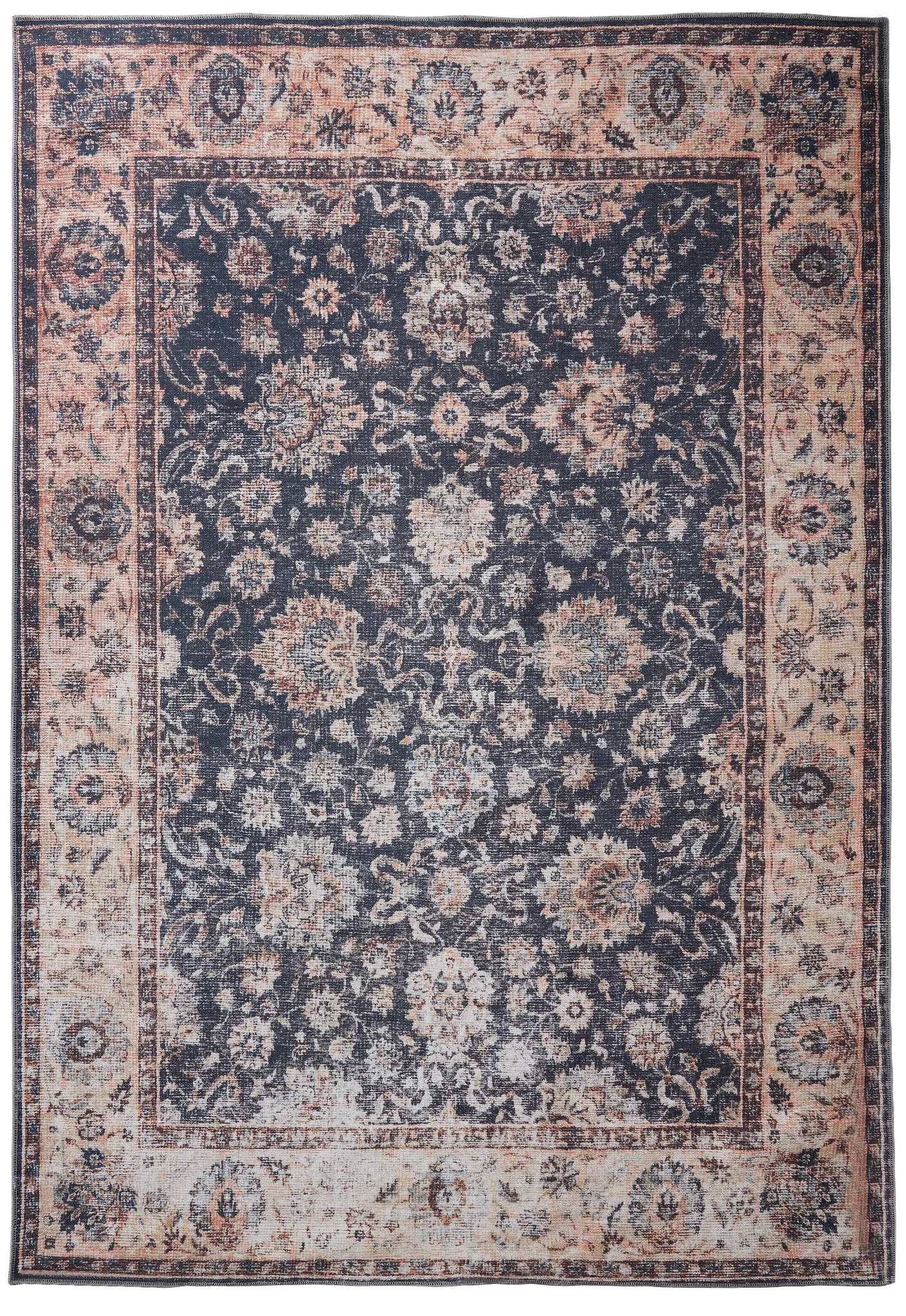 Jesenia Black 5x8 Area Rug