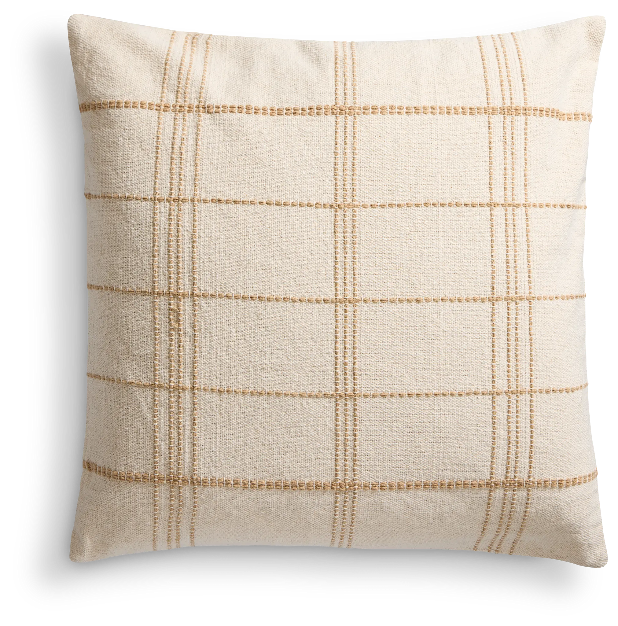 Jeanny Ivory 24" Square Accent Pillow Jeanny Ivory 24" Square Accent Pillow