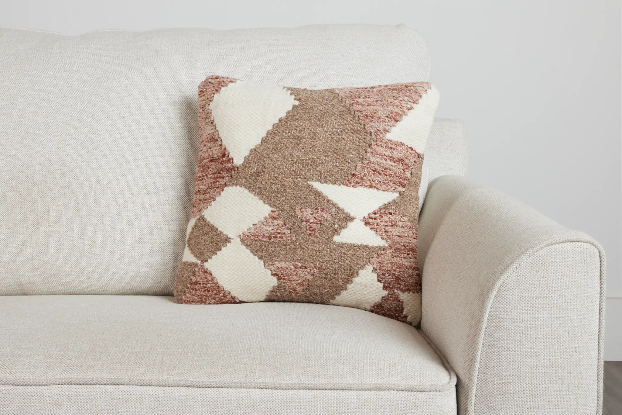 Sena Taupe 16" Accent Pillow Sena Taupe 16" Accent Pillow
