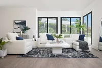 Vilano White Square Coffee Table