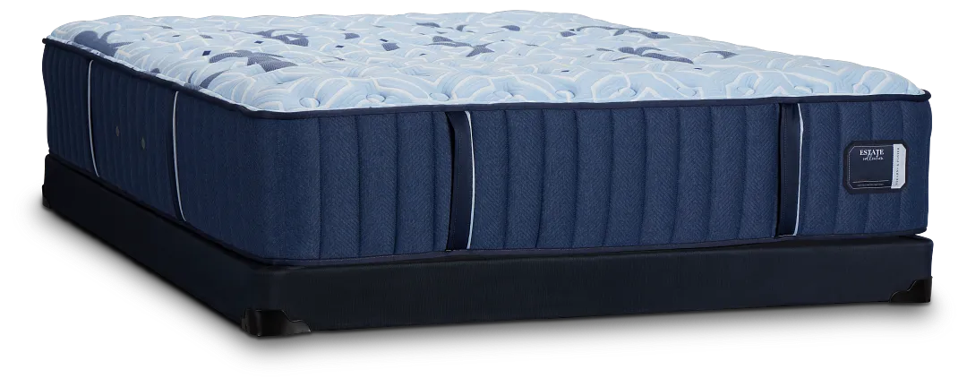 Stearns & Foster Estate Firm Low-profile Mattress Set