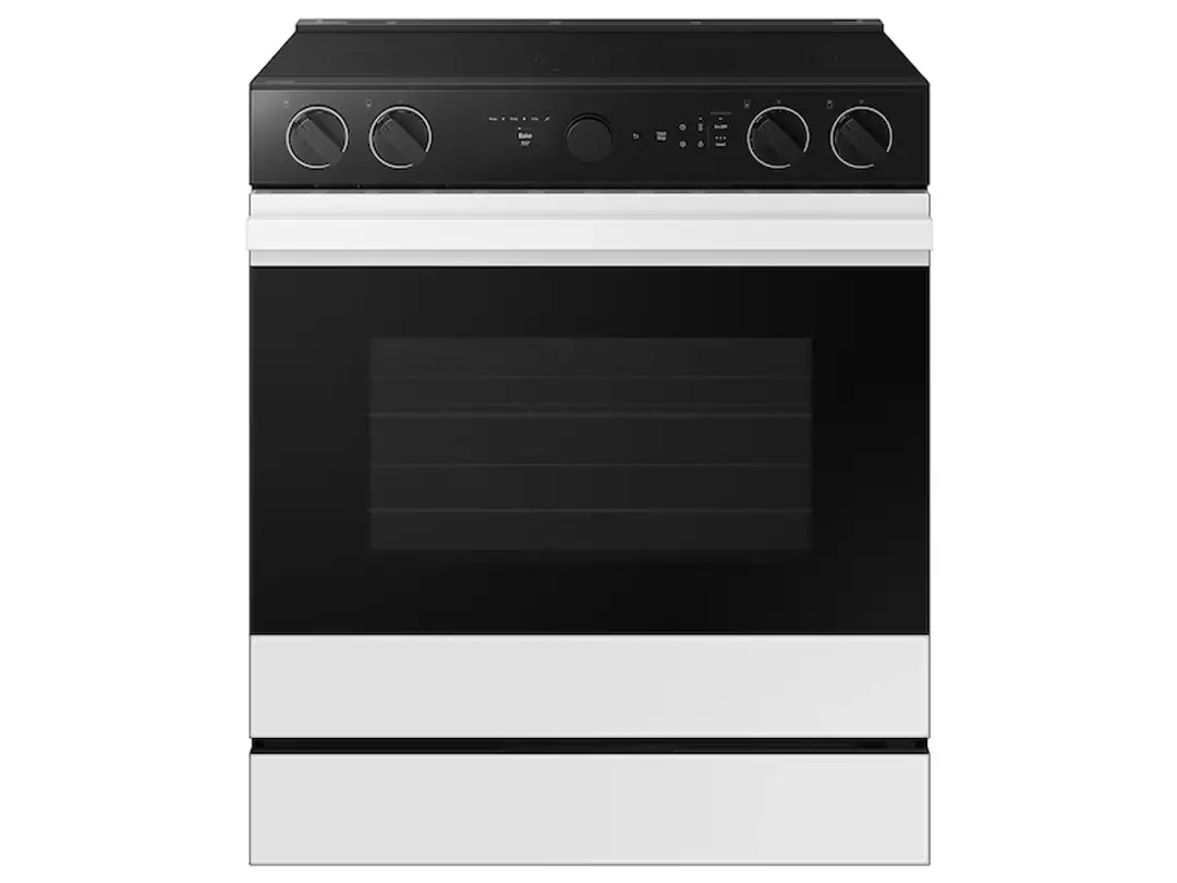 Samsung Bespoke Series White Electric Range Samsung Bespoke Series White Electric Range