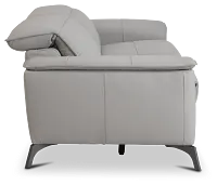 Pearson Gray Leather Sofa